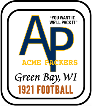 Green Bay Packers 1921 Primary Logo Iron On Transfer