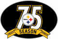 Pittsburgh Steelers 2007 Anniversary Logo Iron On Transfer