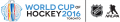 World Cup of Hockey 2016-2017 Wordmark Logo Print Decal