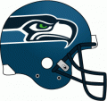 Seattle Seahawks 2002-2011 Helmet Logo Print Decal