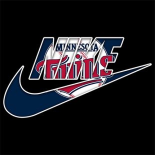 Minnesota Twins Nike logo Print Decal