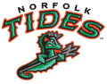 Norfolk Tides 2016-Pres Alternate Logo Print Decal