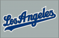 Los Angeles Dodgers 2002-2006 Jersey Logo Print Decal