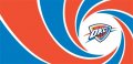 007 Oklahoma City Thunder logo Print Decal