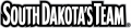South Dakota Coyotes 2004-2011 Wordmark Logo 03 Print Decal