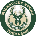 Milwaukee Bucks Customized Logo Print Decal