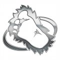 Colorado Avalanche Silver Logo Print Decal