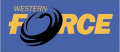 Western Force 2005-Pres Wordmark Logo Print Decal