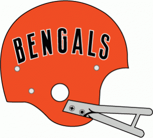 Cincinnati Bengals 1968-1979 Helmet Logo Iron On Transfer