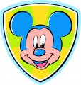 Mickey Mouse Logo 35 Print Decal