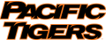 Pacific Tigers 1998-Pres Wordmark Logo 02 Print Decal