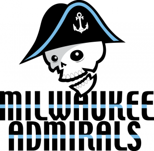 Milwaukee Admirals 2006 07-2014 15 Primary Logo Iron On Transfer