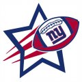 New York Giants Football Goal Star logo Iron On Transfer