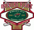 Minnesota Wild 2000 01 Special Event Logo Print Decal