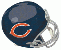 Chicago Bears 1974-1982 Helmet Logo Print Decal