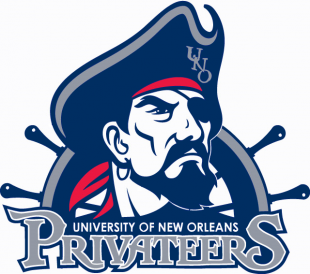 New Orleans Privateers 2011-2012 Primary Logo Print Decal