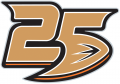 Anaheim Ducks 2018 19 Anniversary Logo Print Decal