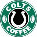 Indianapolis Colts starbucks coffee logo Iron On Transfer