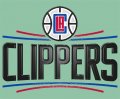 Los Angeles Clippers Plastic Effect Logo Print Decal