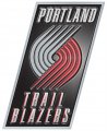Portland Trail Blazers Plastic Effect Logo Print Decal