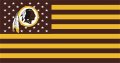 Washington Redskins Flag001 logo Print Decal