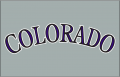 Colorado Rockies 2017-Pres Jersey Logo Print Decal