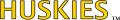 Michigan Tech Huskies 1993-2015 Wordmark Logo Print Decal