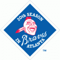 Atlanta Braves 1985 Anniversary Logo Iron On Transfer