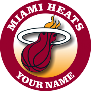 Miami Heats Customized Logo Iron On Transfer