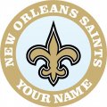 New Orleans Saints Customized Logo Print Decal