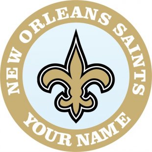 New Orleans Saints Customized Logo Iron On Transfer