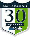 Seattle Seahawks 2005 Anniversary Logo Iron On Transfer