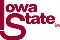 Iowa State Cyclones 1979-1983 Wordmark Logo 01 Print Decal