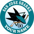 San Jose Sharks Customized Logo Print Decal