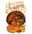 Thanksgiving Day Logo 40 Print Decal