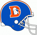 Denver Broncos 1975-1996 Helmet Logo Print Decal
