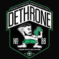 Dethrone logo Iron On Transfer