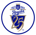 Kansas City Royals 1993 Anniversary Logo Print Decal