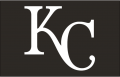 Kansas City Royals 2002-2005 Cap Logo Print Decal