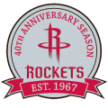 Houston Rockets 2006-2007 Anniversary Logo Print Decal