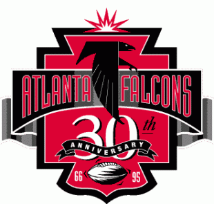 Atlanta Falcons 1995 Anniversary Logo Print Decal