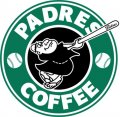 San Diego Padres Starbucks Coffee Logo Iron On Transfer