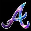 Galaxy Atlanta Braves Logo Iron On Transfer