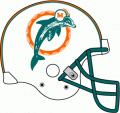 Miami Dolphins 1989-1996 Helmet Logo Iron On Transfer