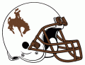 Wyoming Cowboys 1997-1999 Helmet Logo Print Decal