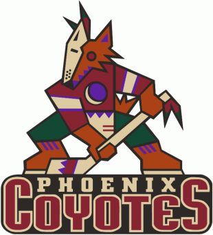 Arizona Coyotes 1996 97-1998 99 Primary Logo Print Decal