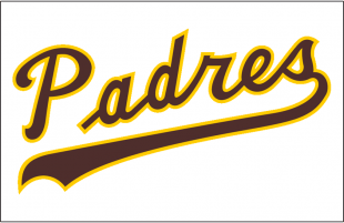 San Diego Padres 1974-1977 Jersey Logo Print Decal