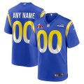 Los Angeles Rams Custom Letter And Number Kits For Blue Jersey Material Vinyl