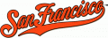 San Francisco Giants 2000-Pres Wordmark Logo Print Decal