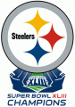 Pittsburgh Steelers 2009 Champion Logo Iron On Transfer